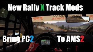 New Rally X track mods for AMS2 [upl. by Esorbma]