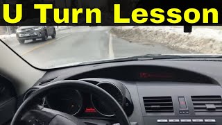 How To Do A U TurnBeginner Driving Lesson [upl. by Naima617]