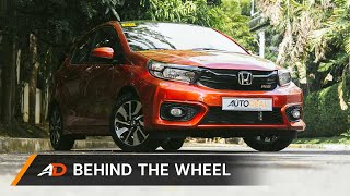 2019 Honda Brio Review  Behind the Wheel [upl. by Ydnew]