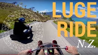 High Speed Luge in HD Queenstown New Zealand GoPro POV [upl. by Namaj431]