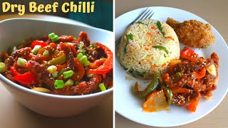 Dry Beef chilli Bangladesh Boomers cafe style [upl. by Vey]