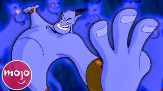 Top 10 Genie Moments in Aladdin [upl. by Lienhard755]