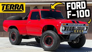 The RJ Fab Rebuilt Ford F100 Prerunner  BUILT TO DESTROY [upl. by Odele]