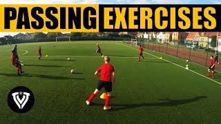 Passing Exercises  Football Training  U11  U12  U13  U14  Thomas Vlaminck [upl. by Nancee]