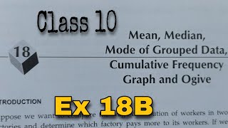 Class 10 EX 18B Q6 to Q10 MeanMedianMode of Grouped Data  Chapter 18 RS Aggarwal Rajmith study [upl. by Ainez283]