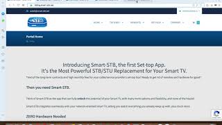 How to activate smart stb app and add portal url Website wwwinfinitytvco [upl. by Rosalind]