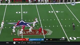 Greatest High School Football Finish North Shore wins 2018 6A Texas High School State Championship [upl. by Nillok]