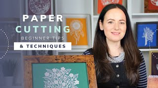 Paper Cutting Beginner Tips amp Techniques With Emma Boyes [upl. by Einnep829]