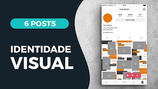 Criando uma identidade visual do ZERO 6 posts SocialMedia [upl. by Mae]