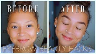 Eyebrow Tutorial for Thin Brows  BEGINNER FRIENDLY  Lexi Luxury [upl. by Ariik817]