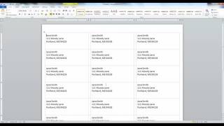 How to create labels in Microsoft Word [upl. by Carmelita]