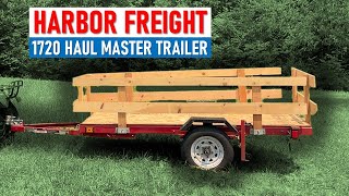 Installing Plywood Deck on Harbor Freight Utility Trailer [upl. by Aliza723]