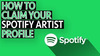 How to claim your Spotify Artist profile [upl. by Lunsford]