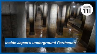 Inside Japans massive underground reservoir for flood control [upl. by Ennaillij]