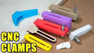 DIY CNC Clamps  Files Included [upl. by Carolyn878]