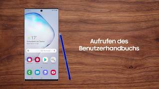 Galaxy Smartphone Aufrufen des Benutzerhandbuchs [upl. by Odlanar]