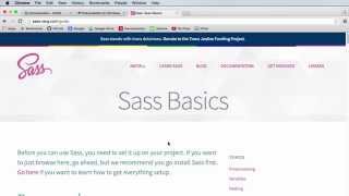 Sass amp SCSS Tutorial for Beginners  1  Getting Started [upl. by Onifled]