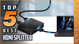 Top 5 Best HDMI Splitters Review in 2024 [upl. by Ardaed113]