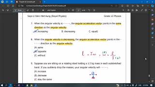 Grade 12 Physics  Chapter 1 Rotational Motion Revision and Objectives [upl. by Yrolg]