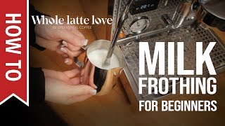 How To Milk Frothing for Beginners 5 Tips [upl. by Mignonne593]