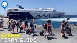 Greece Ferries  Tickets Routes Ports Boarding Seating amp Luggage [upl. by Christie]