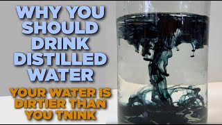 Tap Water Analysis  Three Reasons Why I Drink Distilled Water [upl. by Adiraf]