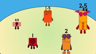 Numberblocks Band Halves Remastered Version [upl. by Eiznikam274]