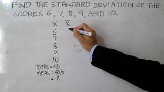 Standard Deviation Ungrouped Data [upl. by Llenwahs374]