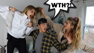 getting in a FIGHT PRANK on sisters fiancé Jatie Vlogs [upl. by Engedus]