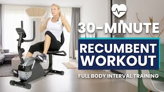 30Minute Recumbent Bike Workout [upl. by Naret385]