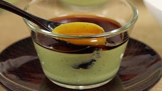 Matcha Panna Cotta Recipe Green Tea Dessert  Cooking with Dog [upl. by Arun]