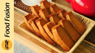 Cake Rusk Recipe By Food Fusion [upl. by Ordway]