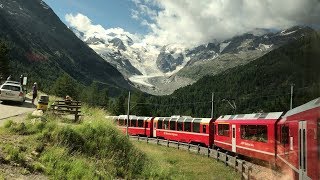 Bernina Express Chur to Tirano – Europes best train ride [upl. by Ynnek491]