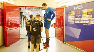 Volleyball KING  Height 218cm  Spike 375cm  Volleyball Giant Dmitriy Muserskiy HD [upl. by Apple]