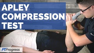 Apley Compression Test  Meniscus Damage Special Test [upl. by Pik]