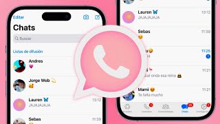 WhatsApp Estilo IPhone en Android 2023 [upl. by Idden605]