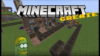 ANDESITE GENERATOR Minecraft Create Tutorial [upl. by Stamata]