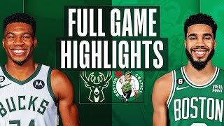 BUCKS at CELTICS  FULL GAME HIGHLIGHTS  December 25 2022 [upl. by Roderick]