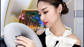 ASMR 4 Hours First Class Flight Attendant VIP Treatment [upl. by Hoffer602]