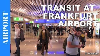 TRANSIT WALK AT FRANKFURT Airport FRA Terminal 1  Connection Flight Transfer Arriving amp Departing [upl. by Eaned]