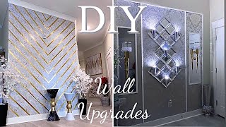 WALL UPGRADES IN A RENTAL HOW TO COVER LARGE WALLS HOME IMPROVEMENT DIY [upl. by Ila828]