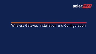 Wireless Gateway Installation and Configuration [upl. by Ydaj]