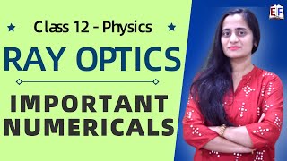 Ray Optics  Important Numericals CBSE Class 12 Board Exam [upl. by Jude615]