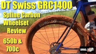 DT Swiss GRC1400 Spline Carbon Wheelset Review 650b amp 700c [upl. by Akcinehs]