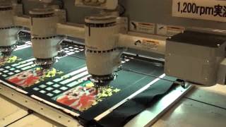 Barudan embroidery machine  Super High Speed [upl. by Attenehs]