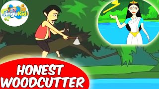 Honest Woodcutter  Moral Stories for Kids Pre School amp Kindergarten Stories  Jingu Kids [upl. by Ardyth]