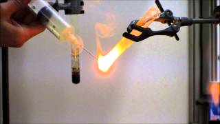 NaCl Synthese  Sodium chloride synthesis Microscale experiment [upl. by Thury]