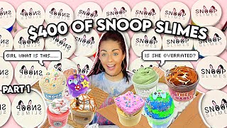 400 Snoop Slimes Review are they ACTUALLY worth the hype Part 1 [upl. by Lem]