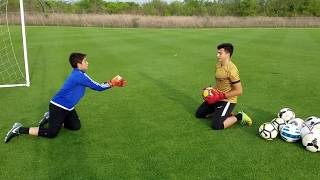 U12 Goalkeeper Training  Sebastian Lutin  April0618 [upl. by Rhoads256]