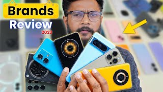 All Smartphone Brands Review in India  2023 Reality [upl. by Haye197]